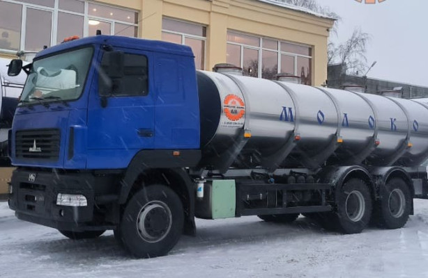 «Вологодские машины» выпустили автоцистерну на базе МАЗ для транспортировки молока