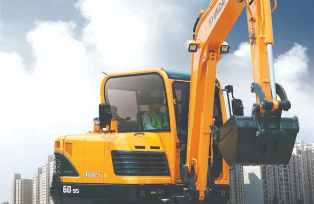Гусеничный мини-экскаватор Hyundai R60-9S. Технические характеристики и описание