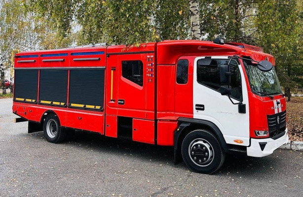 «Варгашинский завод ППСО» разработал новую пожарную автоцистерну на базе шасси КОМПАС 12