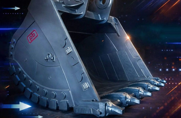 Российский завод выпустил ковш для редкого экскаватора KOMATSU